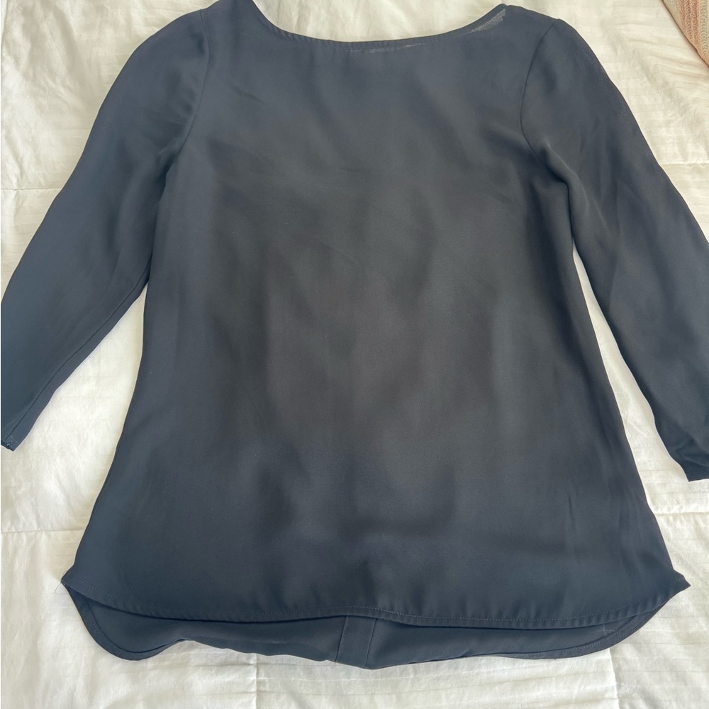 Express Black Relaxed Blouse